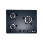 TGC TRTB53ST-G(BR) 64厘米 嵌入式三頭煤氣爐 (黑色玻璃)